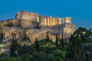 Obraz premium Acropolis of Athens at Night