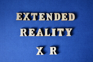 Extended Reality XR, tech buzzword as banner headline