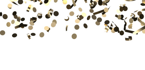 Gold Confetti Glitter Overlay