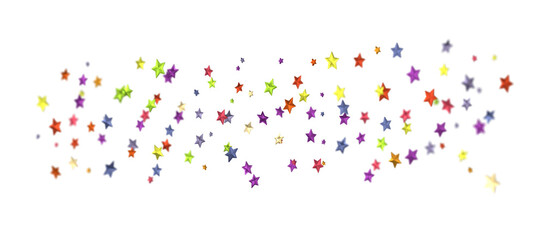 stars background, sparkle lights confetti falling. magic shining Flying christmas stars on night