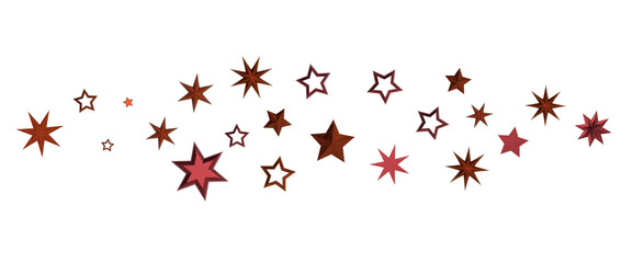 stars background, sparkle lights confetti falling. magic shining Flying christmas stars on night