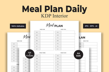 Meal Plan KDP Interior
