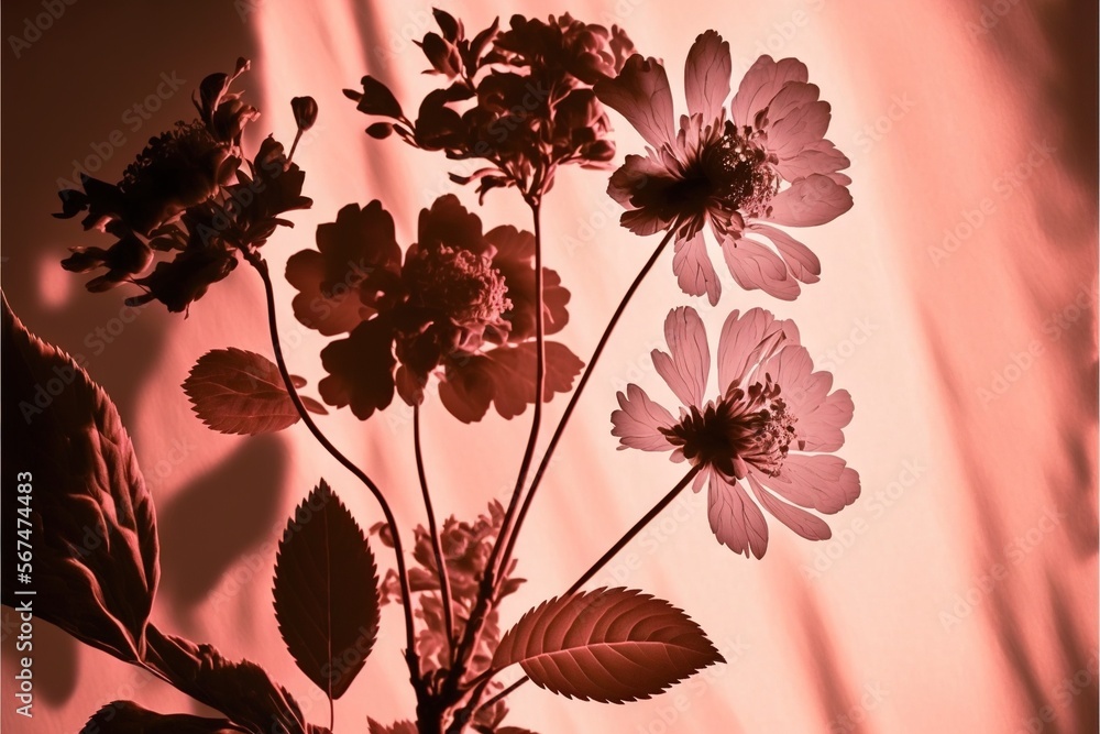 Aufkleber a close up of a vase with flowers on a table with a curtain in the back ground and a curtain in the 