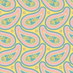 Paisley colorful garden