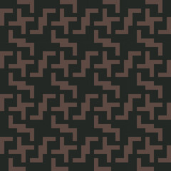 seamless dark victorian geometric pattern with green mosaic ornament