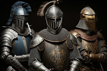 medieval knight in armour