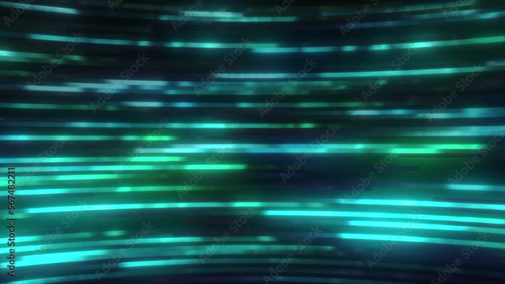 Poster stream of flashing colorful stripes. motion. fast cyber stream with bright stripes. stripes move in 