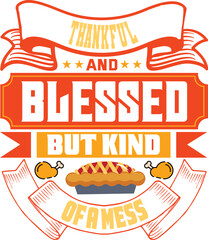 Fototapeta premium Thanksgiving Svg Designs-Sublimation Bundles