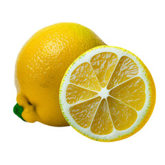lemon citrus citron lime transparent background cutout