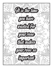 Fototapeta premium Love Quotes. motivational quotes coloring pages design .inspirational words coloring book pages design. love Quotes coloring page design. adult coloring Page. love. quotes coloring book page.