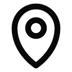 location pin icon for web ui design