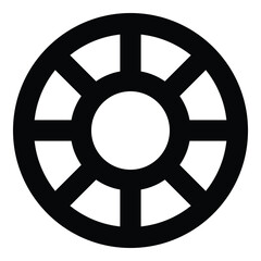 Obraz premium color wheel icon for web ui design