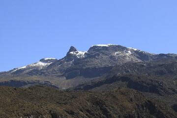 espectaculares imágenes del parque nacional natural de los nevados, Colombia. 