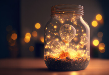 Vivid AI-Generated Render: A Creative Vision of 3D Realistic Bokeh, Light, Abstract Focus, and Colorful Shimmer