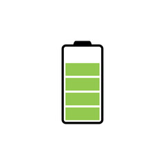 Battery Power Indicator Icon Vector