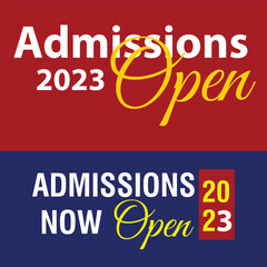 Admissions Open social media post, banner template design , Back to school college university enroll education