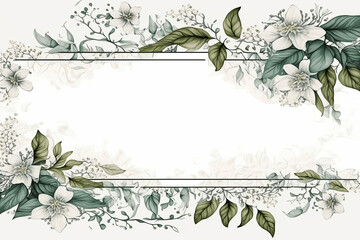 floral border design