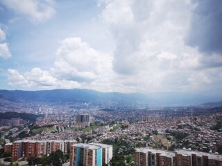 Obraz premium view of the city medellin, Colombia 