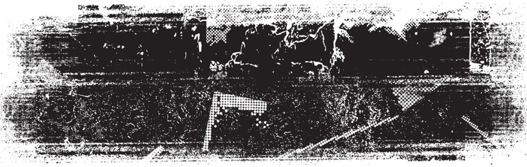 Sprayed black line .Graffiti art design . Noise dispersion logo . Spray effect .Grunge, grainy, gritty texture . Distressed element .vector  © miloje