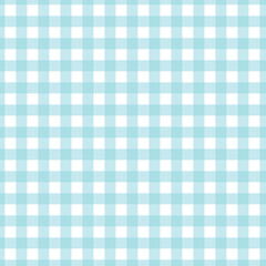Seamless Mint Gingham Check Pattern.Stripes crossed horizontal and vertical lines.Seamless picnic background