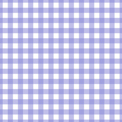 Seamless Purple Gingham Check Pattern.Stripes crossed horizontal and vertical lines.Seamless checkered picnic background