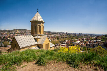 Church of St. Nicholas inside Narikala fortress in Tbilisi © Marat Lala