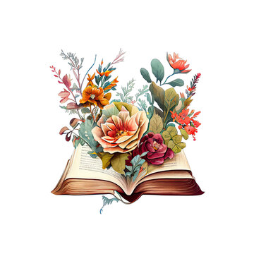 Floral Book Watercolor