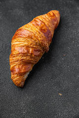 croissant fresh pastries meal food snack on the table copy space food background rustic top view