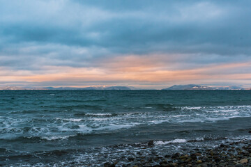 Winter Sunset, Whidbey Island, Washington