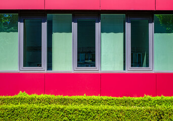 modern new house facade in austria