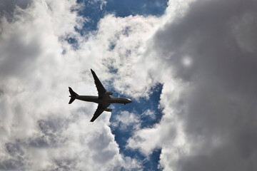 airplane flying in the sky