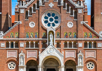 Тhe Votive Church and Cathedral of Our Lady of Hungary in Szeged, Hungary