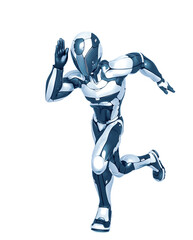 future astronaut is running