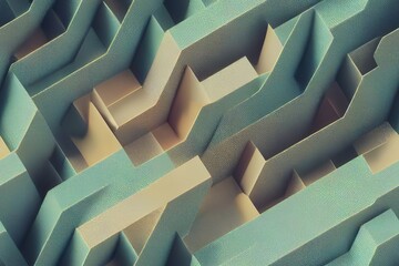 Tilt-shift hexagonal pattern gradient background