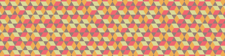  Hexagonal Maze pattern abstract illustration