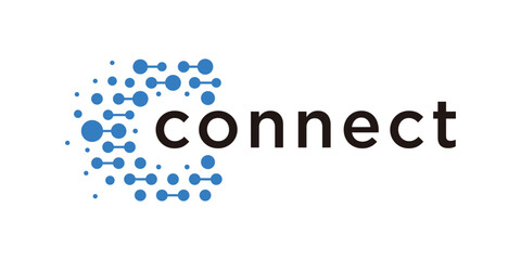 logo design connection technology modern