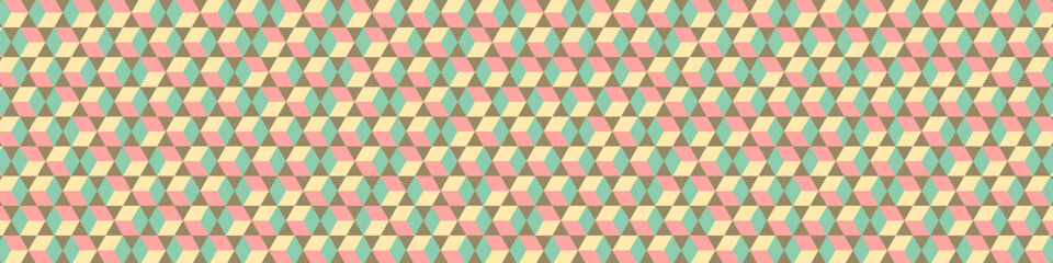  Hexagonal Maze pattern abstract illustration