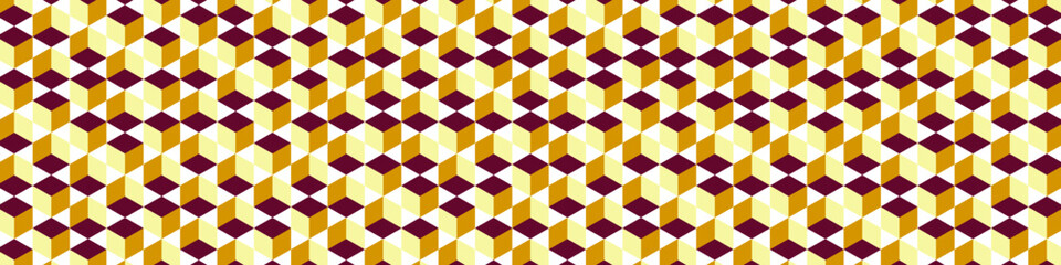 Obraz premium Hexagonal Maze pattern abstract illustration