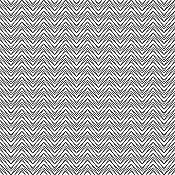 Zigzag lines seamless pattern. Angled stripes ornament. Linear motif. Pinstripes print. Striped background. Tilted line shapes wallpaper. Slanted stripe figures backdrop. Vector illustration