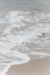 Water waves of the baltic sea in Germany