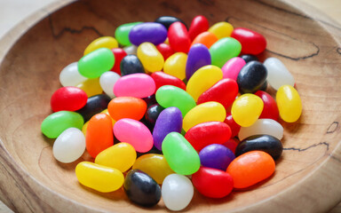 colorful jelly beans