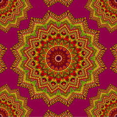 Multi-colored art illustration, Visual arts, Mandalas, symmetry, social Media