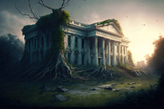 the white house. The last of us style. Generative AI.