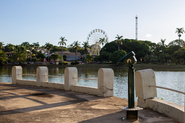 Lagoa da Pampulha, in Belo Horizonte, overlooking the chapel of São Francisco de Assis and...