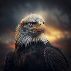 Fototapeta premium Acquila reale. Ai generated