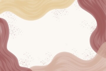 Abstract shapes background with pink and yellow waves