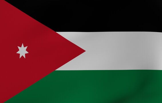 Flag in the wind - Jordan 