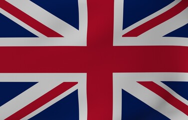Flag in the wind - The United Kingdom 
