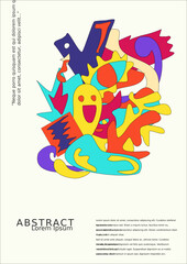 Vector abstract illustrations. Minimalistic backgrounds. Its perfect for painting, poster, billboard or cover art.