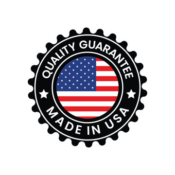Made in USA icon vector, Quality Guarantee icon vector